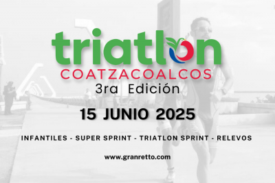 3ERA EDICIÓN TRIATLÓN COATZACOALCOS 2025